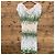 Autre Marque Class Roberto Cavalli Kleid mit Kleeblatt-Print - Weiß/Grün - Ansicht 2