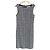 Max Mara Houndstooth Wool Blend Sheath Dress Black White