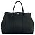 Hermès Hermes Garden Party PM Negonda Leder Tote Bag Schwarz