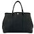 Hermès Hermes Garden Party PM Negonda Leder Tote Bag Schwarz - Ansicht 3