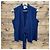 Max Mara "putra seta" Blue Silk Sleeveless Vest - view 3