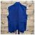 Max Mara "putra seta" Blue Silk Sleeveless Vest - view 4