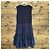 Moncler Strick- und Taffeta-Kleid Navy Dunkelblau - Ansicht 2