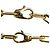 Pulsera charm Santos en oro amarillo de 18K Cartier - vista 2