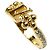 Louis Vuitton GP Rhinestone LV Iconic Band Ring Golden - Ansicht 2