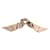 Scrunchie in seta Chanel con logo Coco Mark Beige  - vista 2