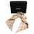 Scrunchie in seta Chanel con logo Coco Mark Beige  - vista 5