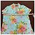 Camicia Kenzo Jungle a maniche corte stampa floreale Rosa Blu Verde Giallo - vista 6
