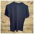 Versace Jeans Couture T-shirt nera scollo a V logo embossed - vista 2