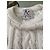 Autre Marque Sports Blanc Bleu weißer Zopfstrickpullover - Ansicht 2