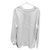 Stone Island Baumwoll-Sweatshirt Weiß