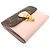 Cartera tríptico Louis Vuitton en Rose Ballerine Castaño Rosa Monograma - vista 3
