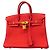 Hermès Borsa Hermes Birkin 25 in pelle Togo Rosso