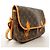 Borsa a Spalla Louis Vuitton Monogram Gibeciere MM Marrone - vista 2