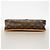 Borsa a Spalla Louis Vuitton Monogram Gibeciere MM Marrone - vista 3