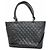 Chanel Cambon Tote Bag aus Lammleder Schwarz