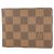 Portafoglio Louis Vuitton Damier Slender Damier ebene