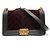 Borsa a tracolla Chanel Boy in velluto Nero
