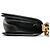 Borsa a tracolla Chanel Boy in velluto Nero - vista 4