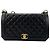 Borsa a tracolla Chanel Matelassé 25 in nero - vista 2