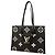 Borsa Tote Louis Vuitton Monogram Empreinte Bicolor OnTheGo MM Nero Beige