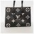 Borsa Tote Louis Vuitton Monogram Empreinte Bicolor OnTheGo MM Nero Beige - vista 14