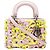 Mini borsa a tracolla Lady Flower Renew Christian Dior Rosa
