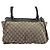 Borsa Tote Gucci Horsebit in beige - vista 3