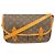 Borsa a tracolla Louis Vuitton Monogram Gibeciere MM Marrone