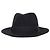Hermès Hermes Fedora Hut aus schwarzer Wolle - Ansicht 2