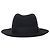 Hermès Hermes Fedora Hut aus schwarzer Wolle - Ansicht 4