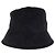 Cappello bucket in velluto a coste con logo Triangle Prada Nero - vista 3