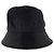 Cappello bucket in velluto a coste con logo Triangle Prada Nero - vista 5