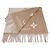 Louis Vuitton Reykjavik Cashmere Stole/Scarf Beige - view 4
