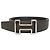 Hermès Hermes Tonight H-Buckle Reversible Leather Belt Brown
