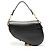Borsa a spalla semi-Saddle Christian Dior Nero - vista 2