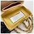 Borsa a Spalla Chanel Matelassé in Oro D'oro - vista 11