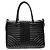 Borsa a tracolla 2-Way in pelle Prada Diagram Nero - vista 2