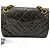 Borsa a tracolla Chanel Matelassé 23 Nero - vista 4