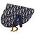 Marsupio 2 vie Christian Dior Navy Oblique Blu navy - vista 2