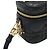 Dior Black Micro Lammfell Cannage Lady Dior Vanity Case Schwarz - Ansicht 6