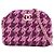 Chanel Purple Mini CC gesteppte Tweed-Clutch mit Kette