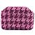 Chanel Purple Mini CC gesteppte Tweed-Clutch mit Kette - Ansicht 2
