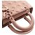 Lady Dior Cannage in pelle di vitello ultra opaca marrone Medium Carne - vista 15