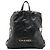 Chanel 22 Rucksack aus glänzendem gestepptem Kalbsleder Schwarz Small