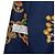 Sciarpa in seta Chanel Blue Gripoix Print Blu navy - vista 4