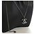 Collana con pendente Chanel Silver CC in ottone e strass Argento - vista 2