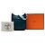 Hermès Blue Clemence Evelyne 16 Amazone Blau - Ansicht 7