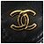 Chanel Schwarzes CC gestepptes Lammleder Bifold Compact Wallet - Ansicht 5