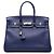 Hermès Blue Limited Edition Taurillon Novillo Sea Surf and Fun Birkin Retourne 35 Dark blue